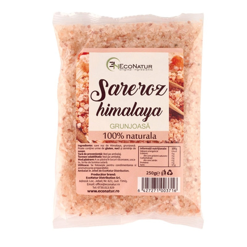 Sare roz himalaya fina 250gr - Eco Natur