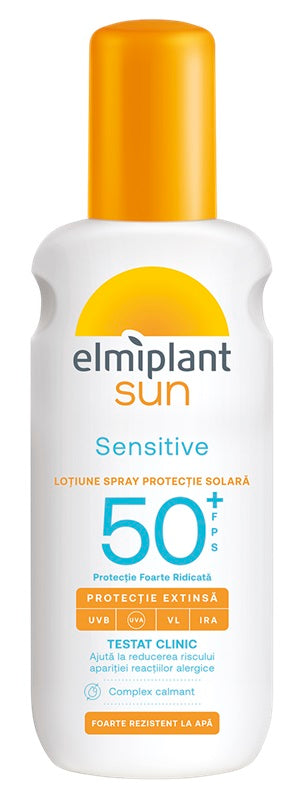 Lotiune solara spray Elmiplant Sun Sensitive SPF 50+, 200ml - Elmiplant Plaja
