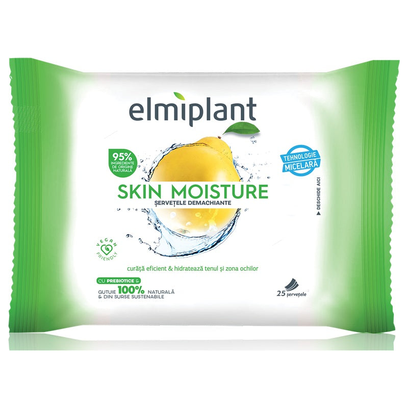 Skin moisture servetele dem. tnm 25buc - Elmiplant