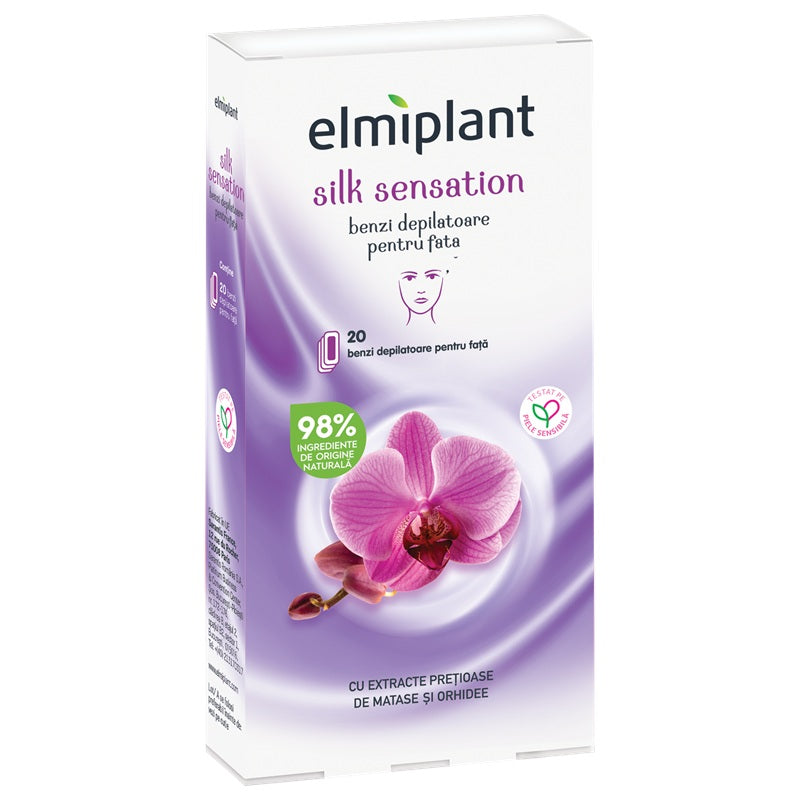 Silk sensation benzi depilatoare fata 20buc - Elmiplant