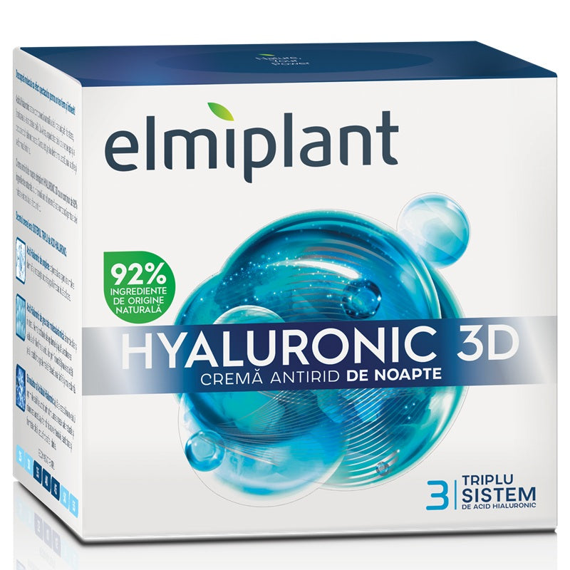 Hyaluronic crema antirid noapte 50ml - Elmiplant