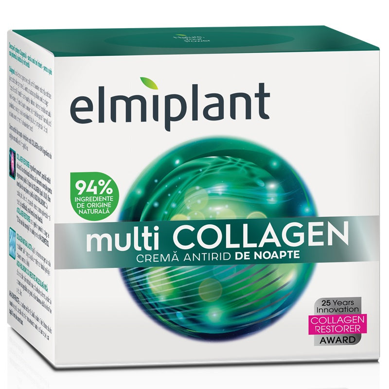 Collagen cr. antirid noapte 50ml - Elmiplant