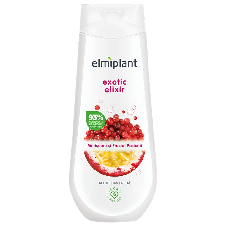 Gel dus crema merisoare&fru.pasiunii 400ml - Elmiplant