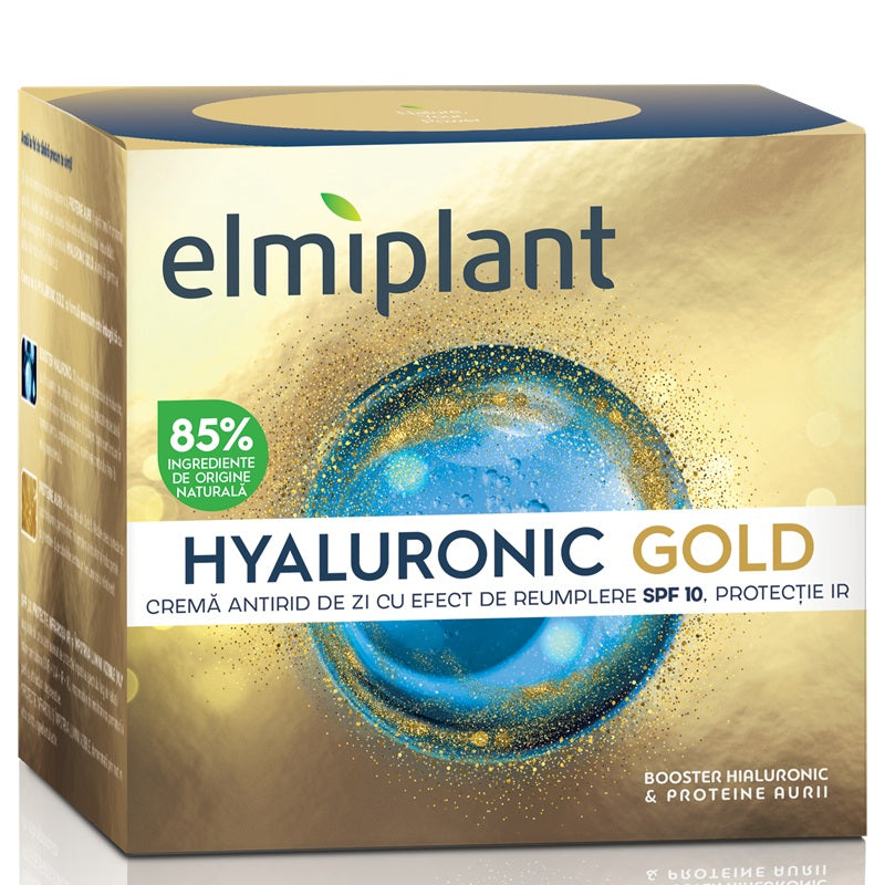Hyaluronic gold crema antirid de zi 50ml - Elmiplant
