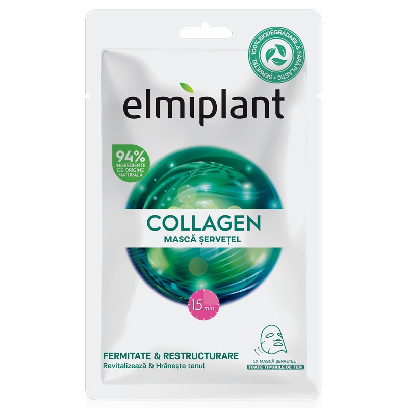Collagen masca servetel ferm.&restruct.20ml - Elmiplant