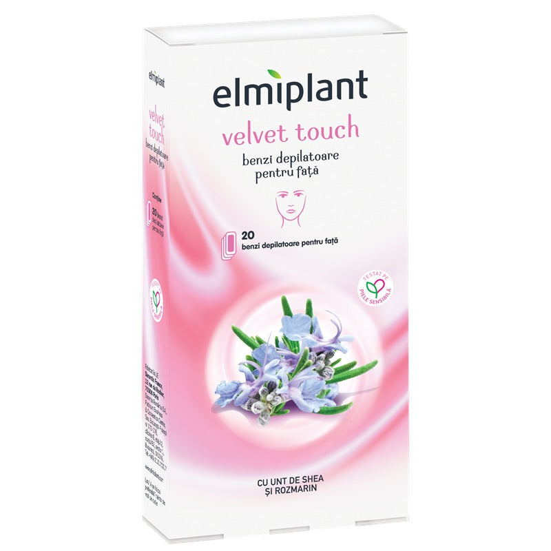 Velvet touch benzi depilatoare fata 20buc - Elmiplant