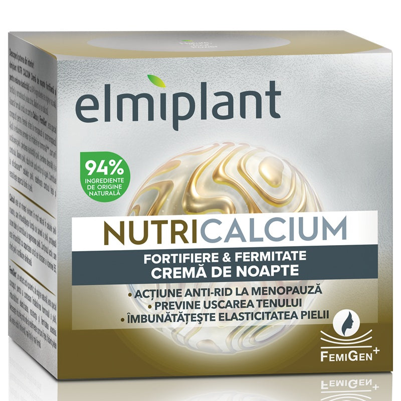 Nutricalcium crema de noapte fortifiere&ferm. 50ml - Elmiplant