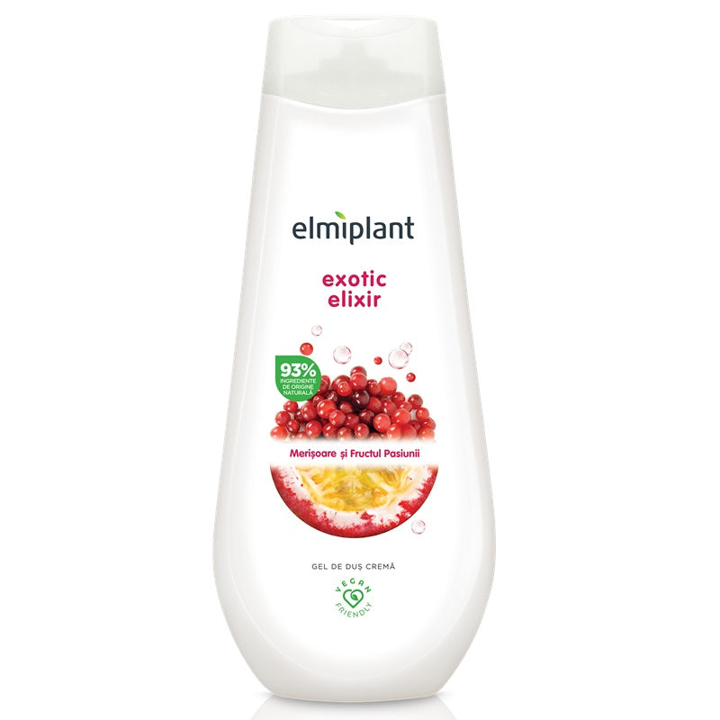 Gel dus crema merisoare&fru.pasiunii 750ml - Elmiplant