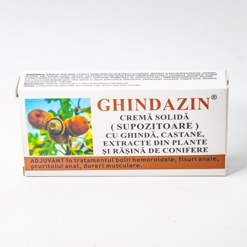 Ghindazin supozitoare 1,5gr*10 - Elzin Plant