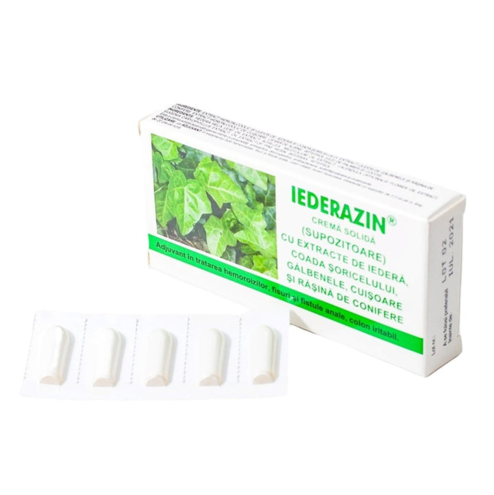 Iederazin supozitoare 1,5gr*10 (bls) - Elzin Plant