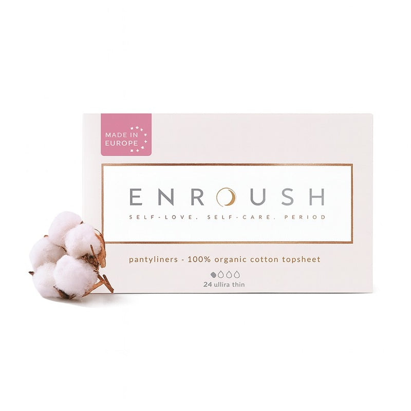 Absorbante bumbac organic zilnice ultra thin 24buc/cut - Enroush