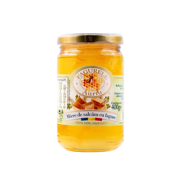 Miere salcam fagure 400gr - Euro Apicola