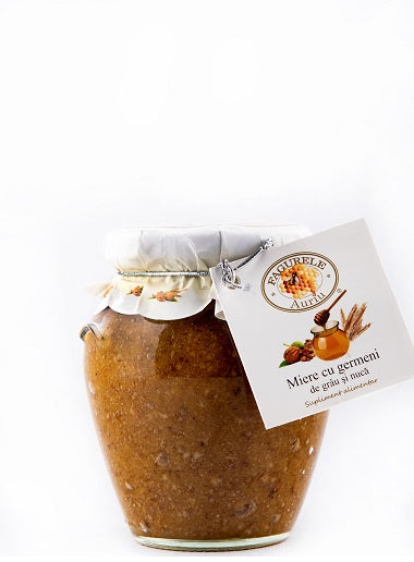 Miere germeni grau&nuca 400gr - Euro Apicola