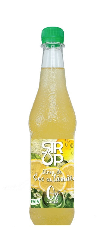 Sirop soc si lamaie cu stevia fara zahar 500ml - Europlant