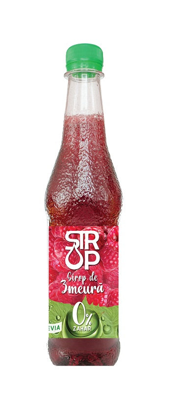 Sirop zmeura cu stevia fara zahar 500ml - Europlant
