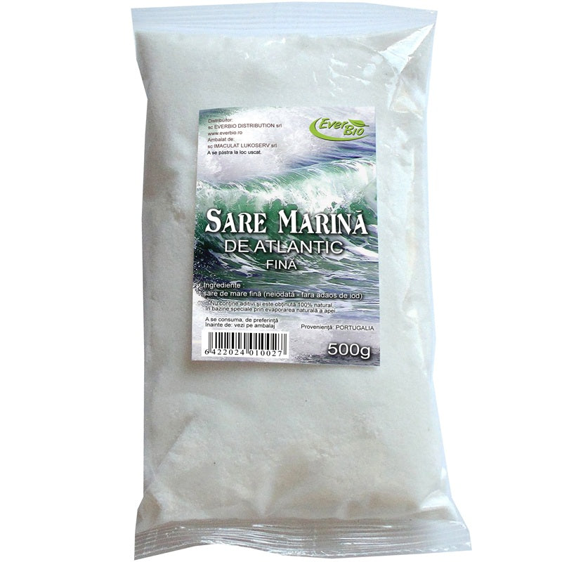 Sare marina de atlantic fina 500gr - Everbio