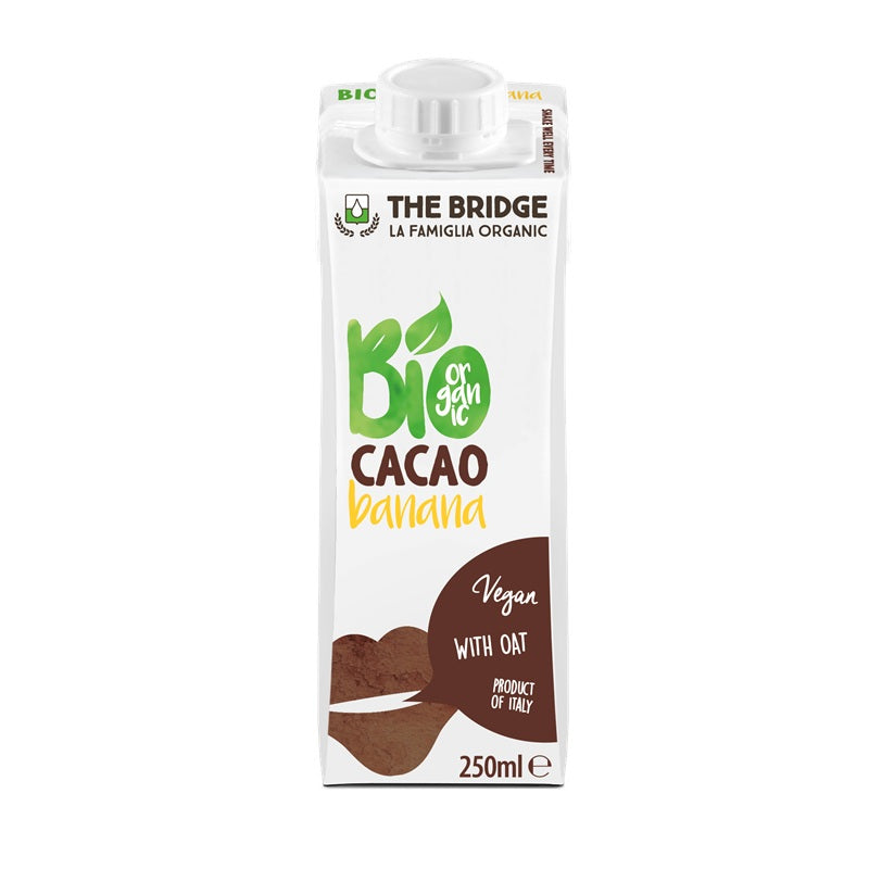 Bautura ecologica din ovaz cu banane cacao 250ml - Everbio