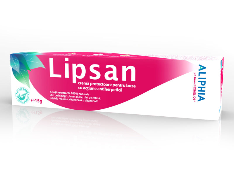 Crema protectoare pt buze 15gr lipsan - Exhelios
