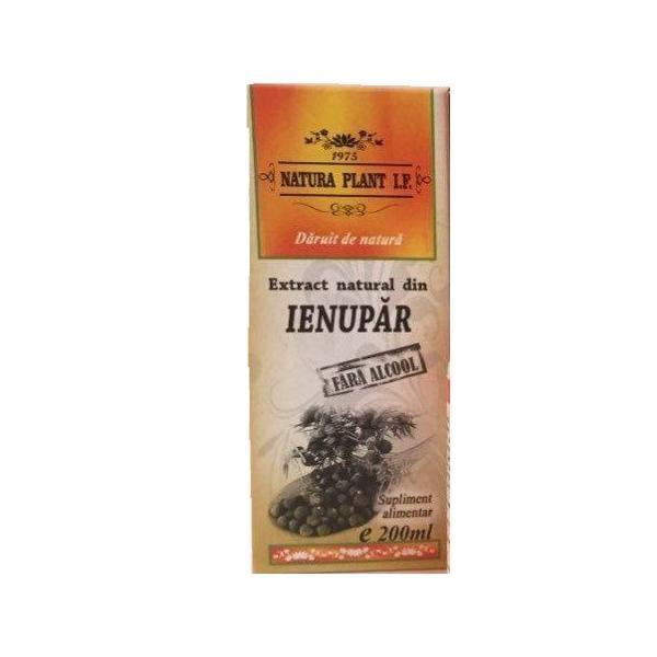 Extract din ienupar fara alcool 200ml - Natura Plant Poieni