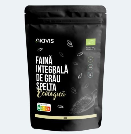 Faina integrala de grau spelta ecologica/bio 500gr - Niavis