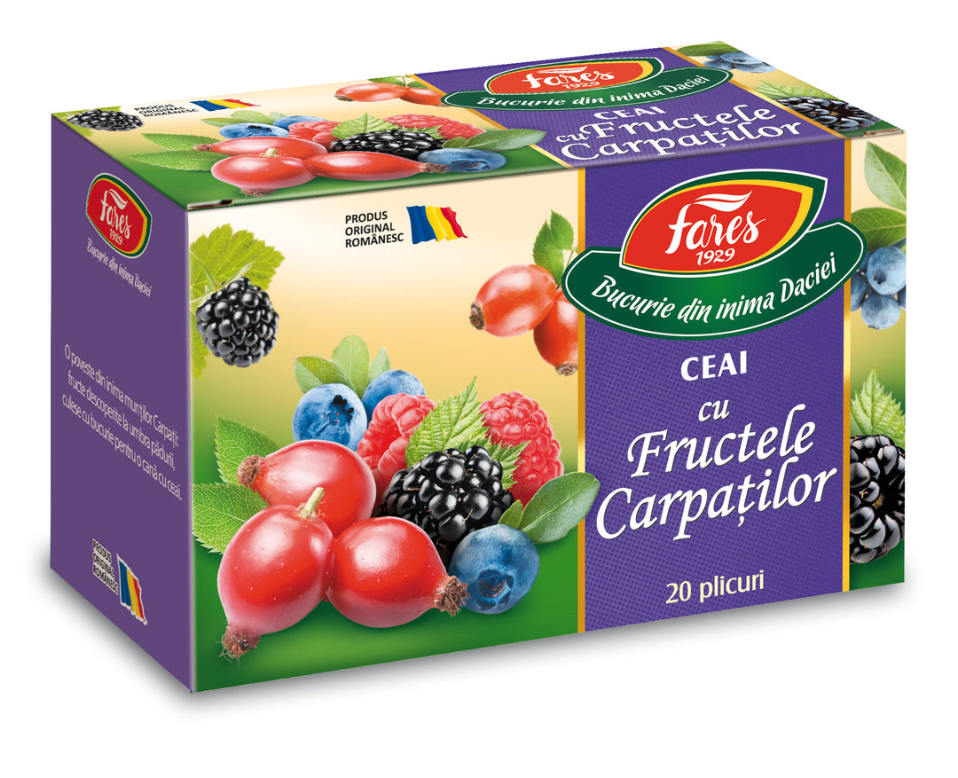 Ceai de fructele carpatilor 2gr*20dz - Fares
