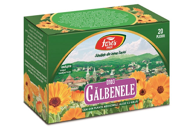 Ceai de galbenele d103 1,5gr*20dz - Fares