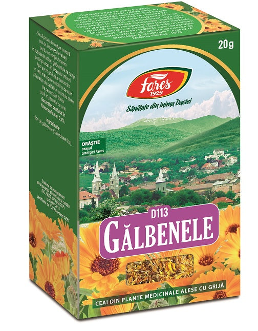 Ceai de galbenele d113 20gr - Fares