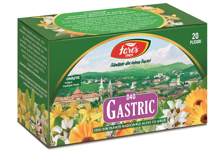 Ceai gastric 1,5gr*20dz - Fares