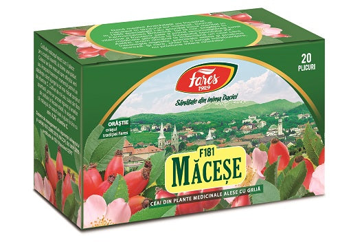 Ceai de macese f181 2gr*20dz - Fares