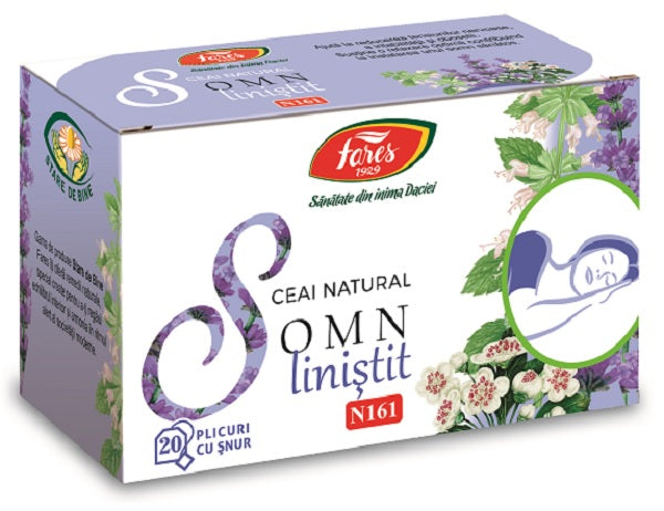 Ceai pentru somn linistit n161 1,5gr*20dz snur - Fares