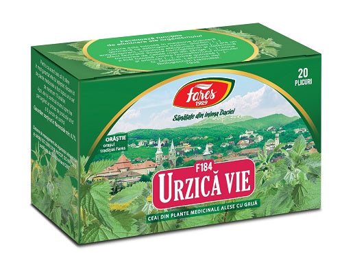 Ceai de urzica vie f184 1,5gr*20dz - Fares
