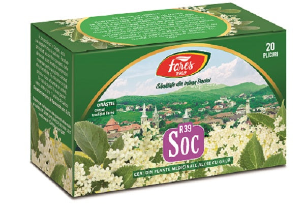 Ceai de soc r39 1,5gr*20dz - Fares