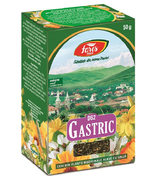 Ceai gastric d62 50gr - Fares