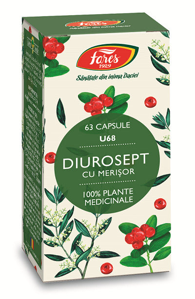 Diurosept cu merisor u68 63cps - Fares