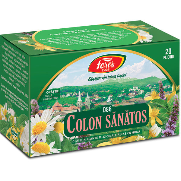 Ceai pentru colon sanatos d88 1,5gr*20dz - Fares