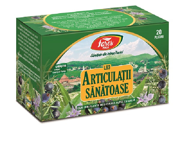 Ceai pentru articulatii sanatoase l93 1,5gr*20dz - Fares