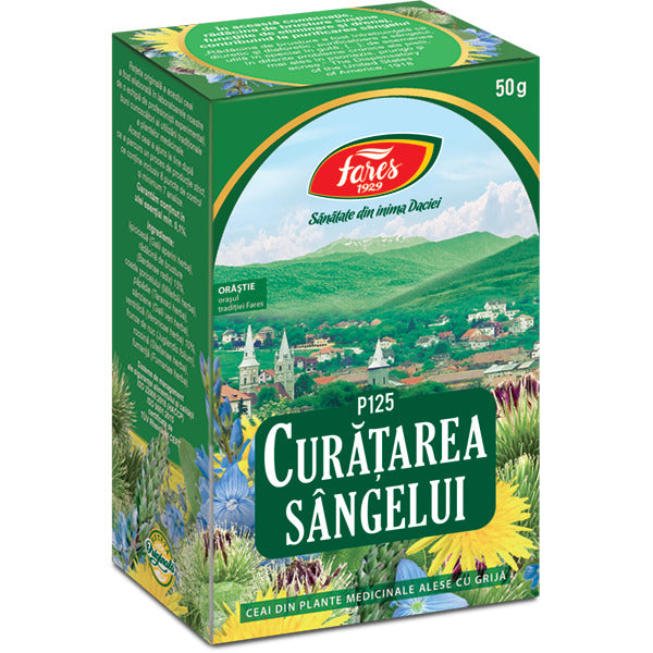 Ceai pentru curatarea sangelui p125 50gr - Fares