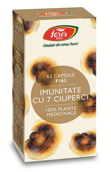 Imunitate cu 7 ciuperci F163 63 cps-FARE.00359
