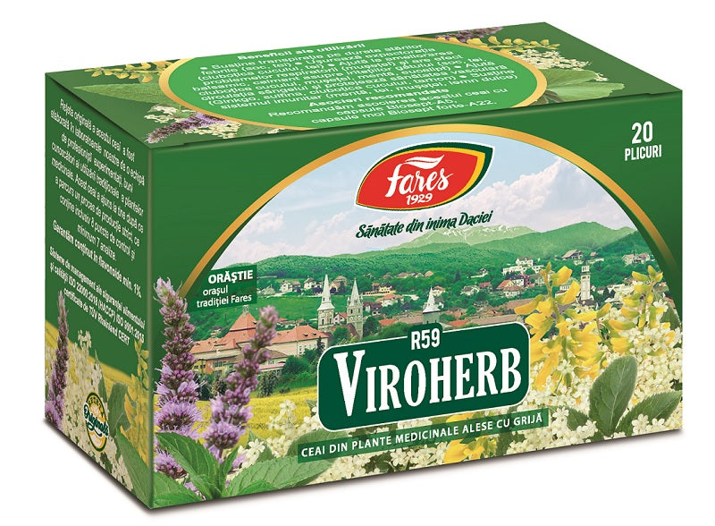 Ceai viroherb r59 1,5gr*20dz - Fares