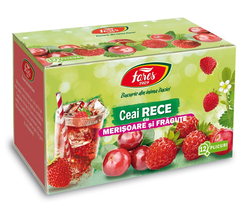 Ceai rece merisoare fragute 1,80gr*12dz - Fares