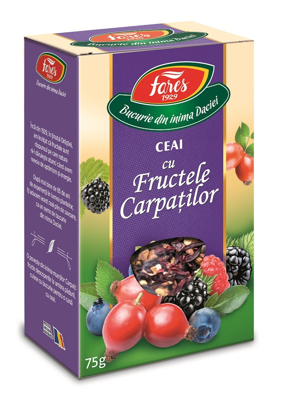 Ceai de fructele carpatilor 75gr - Fares