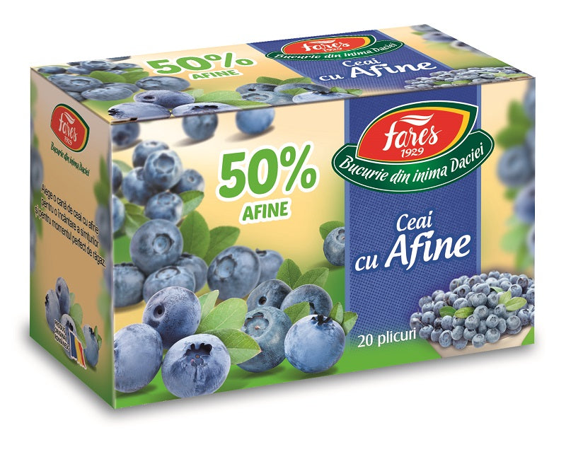 Ceai de afine 50% 2gr*20dz - Fares