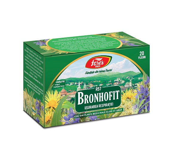 Ceai bronhofit r57 1,5gr*20dz - Fares