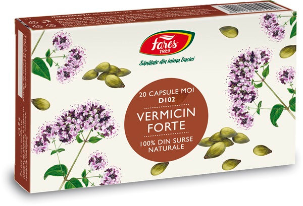 Vermicin forte d102 20cps moi - Fares
