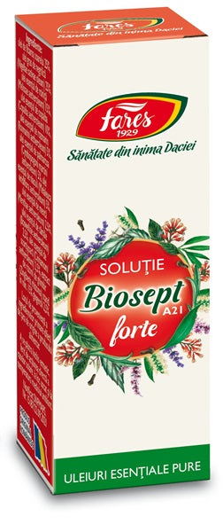 Solutie biosept forte a21 10ml - Fares