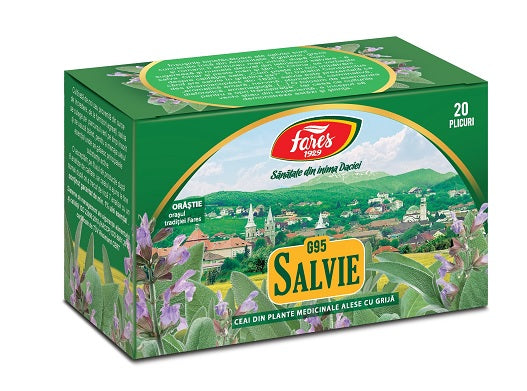 Ceai de salvie g95 1gr*20dz - Fares