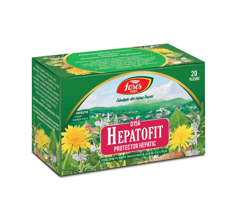 Ceai hepatofit d156 1,5gr*20dz - Fares