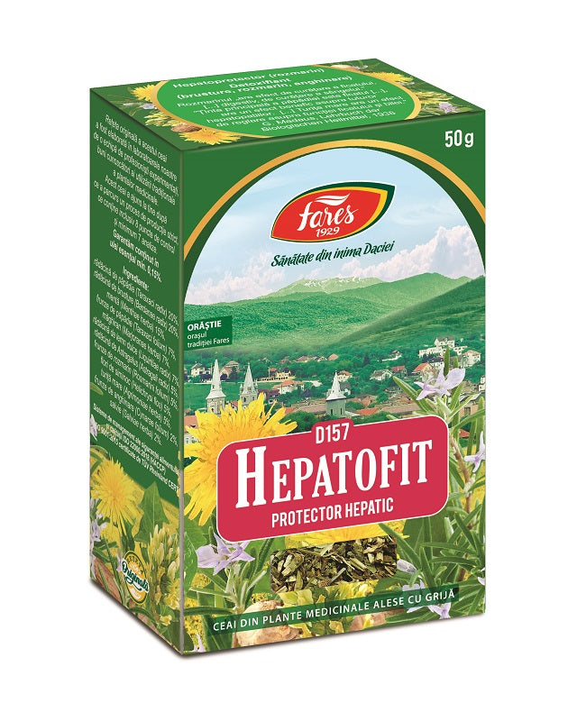 Ceai hepatofit d157 50gr - Fares
