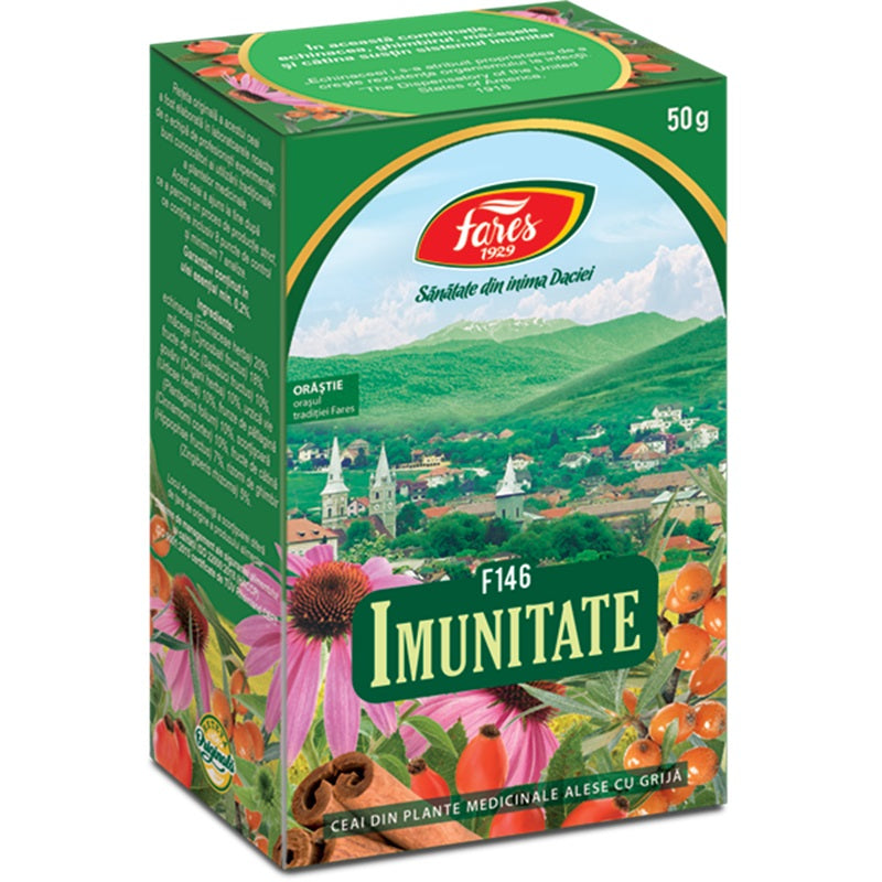 Ceai pentru imunitate f146 50gr - Fares