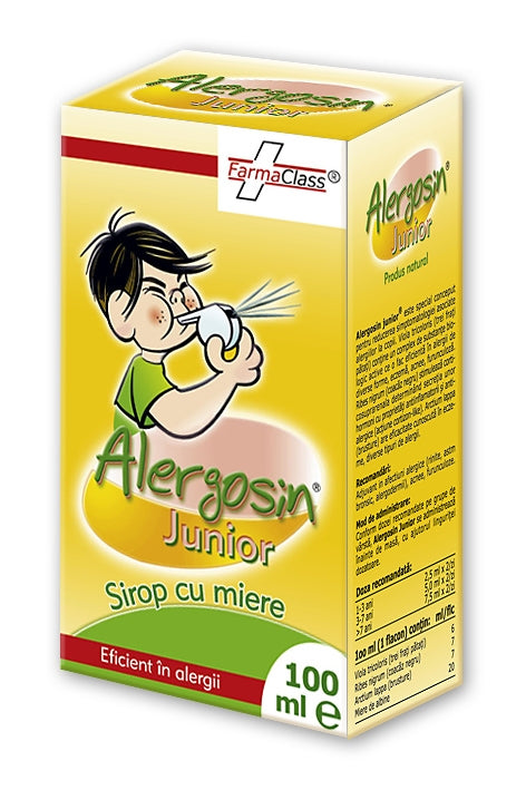 Sirop alergosin cu miere jr.100ml - Farma Class